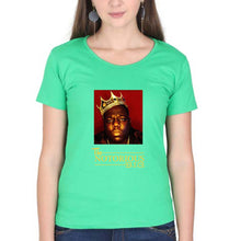 Load image into Gallery viewer, The Notorious Big T-Shirt for Women-flag green-Ektarfa.online

