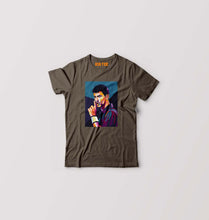 Load image into Gallery viewer, Novak Djokovic Tennis Kids T-Shirt for Boy/Girl-Olive Green-Ektarfa.online
