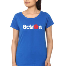 Load image into Gallery viewer, Action T-Shirt for Women-Royal Blue-Ektarfa.online
