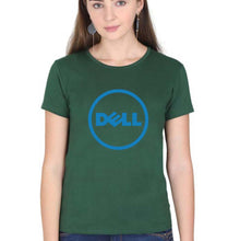 Load image into Gallery viewer, Dell T-Shirt for Women-Dark Green-Ektarfa.online
