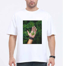 Load image into Gallery viewer, Weed Oversized T-Shirt for Men-White-Ektarfa.online
