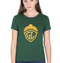 Load image into Gallery viewer, Battlegrounds Mobile India (BGMI) T-Shirt for Women-Dark Green-Ektarfa.online
