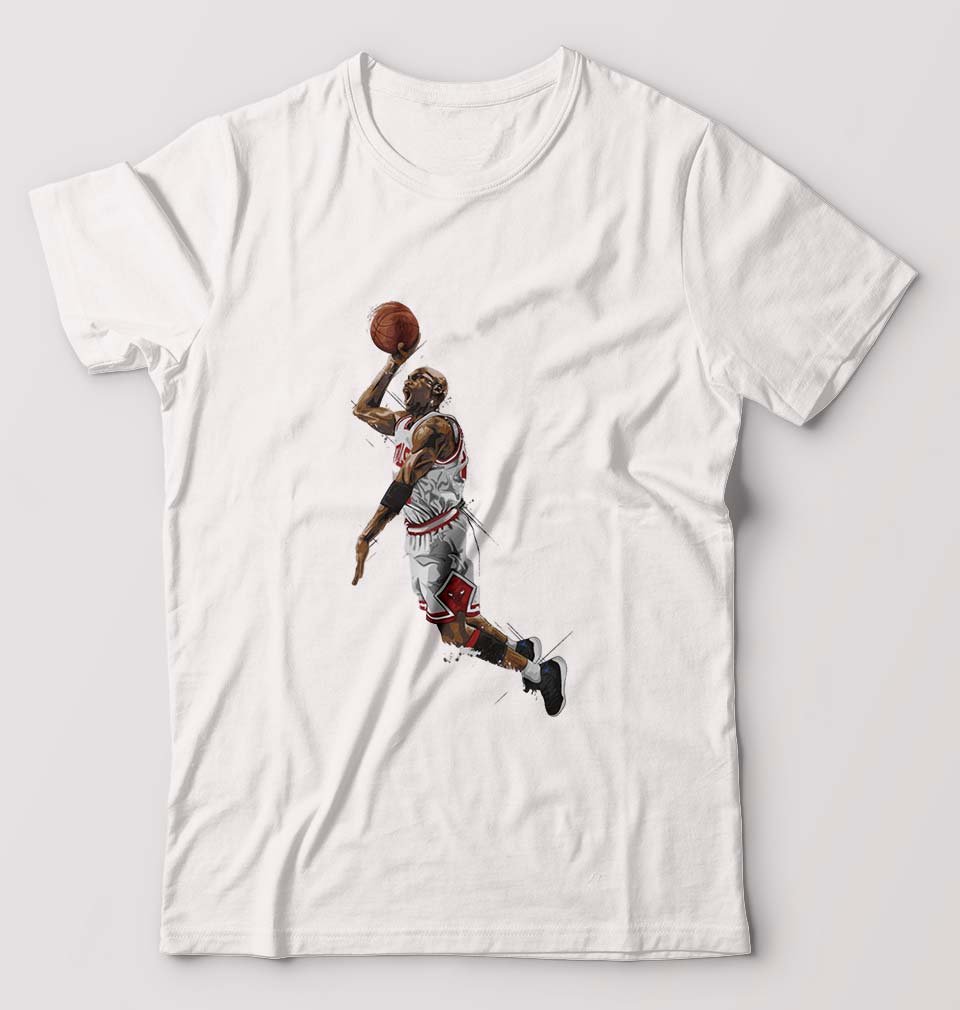 Michael Jordan T-Shirt for Men-White-Ektarfa.online