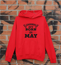 Load image into Gallery viewer, Legends are Born in May Unisex Hoodie for Men/Women-Red-Ektarfa.online
