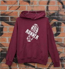 Load image into Gallery viewer, Runner RunningUnisex Hoodie for Men/Women-Maroon-Ektarfa.online
