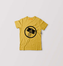 Load image into Gallery viewer, Thor Superhero Kids T-Shirt for Boy/Girl-Golden Yellow-Ektarfa.online
