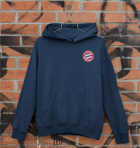Bayern Munich Logo Unisex Hoodie for Men/Women-Navy Blue-Ektarfa.online