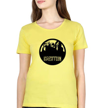 Load image into Gallery viewer, Led Zeppelin T-Shirt for Women-Yellow-Ektarfa.online
