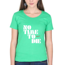 Load image into Gallery viewer, No Time To Die James Bond 007 T-Shirt for Women-flag green-Ektarfa.online
