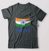 Load image into Gallery viewer, India T-Shirt for Men-Steel grey-Ektarfa.online
