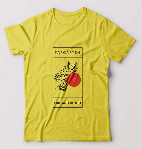 House Targaryen (GOT) T-Shirt for Men-Yellow-Ektarfa.online