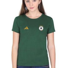 Load image into Gallery viewer, Germany Football T-Shirt for Women-Dark Green-Ektarfa.online
