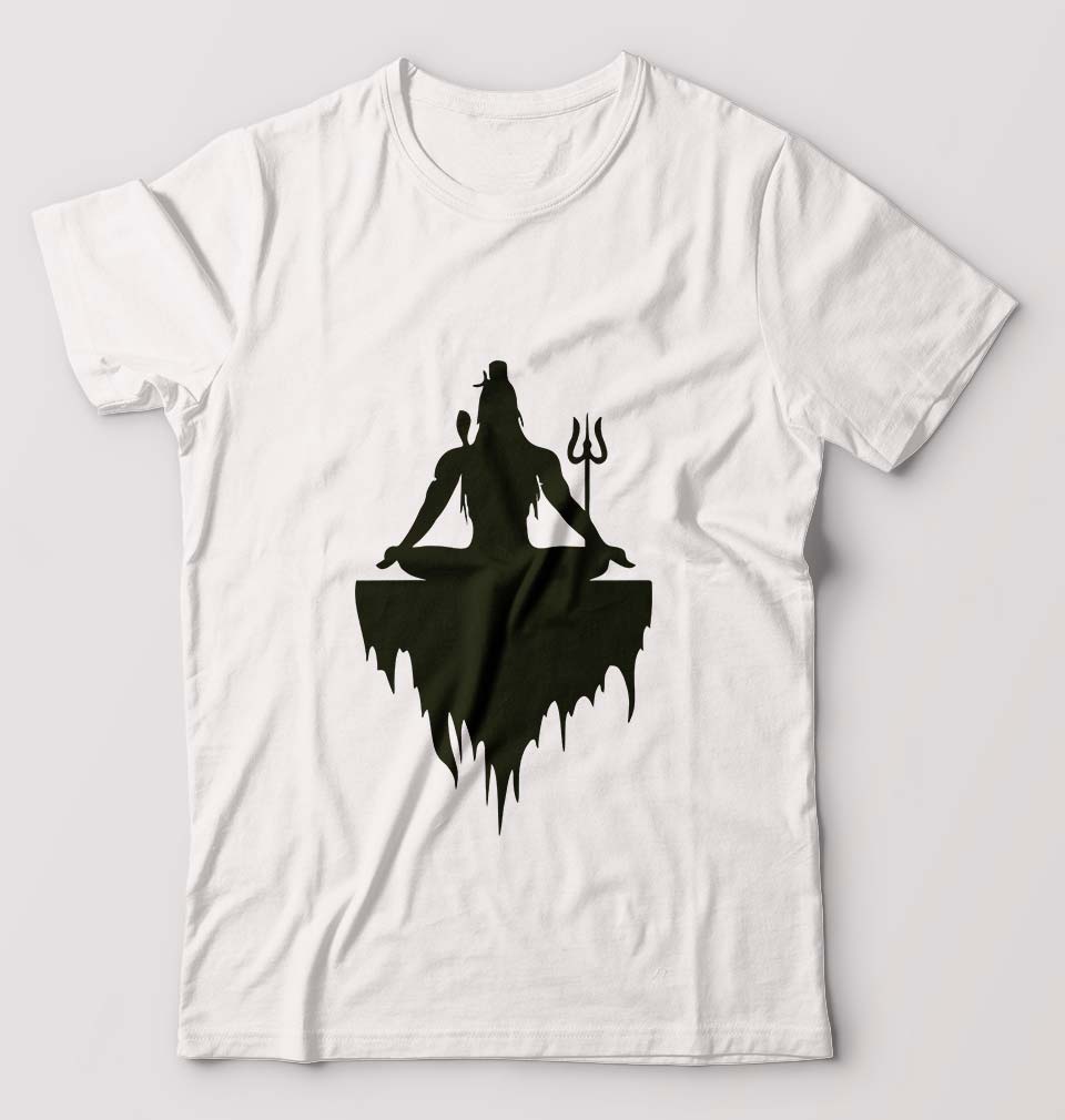 Mahakal Mahadev Bholenath Shiva Shivji T-Shirt for Men-White-Ektarfa.online