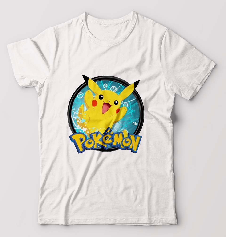 Pokémon T-Shirt for Men-White-Ektarfa.online