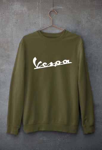 Vespa Unisex Sweatshirt for Men/Women-Olive Green-Ektarfa.online