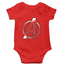 Load image into Gallery viewer, Avenger Logo Kids Romper Kids Romper For Baby Boy/Girl-0-5 Months(18 Inches)-RED-Ektarfa.online
