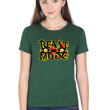Load image into Gallery viewer, Gym Beast T-Shirt for Women-Dark Green-Ektarfa.online
