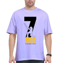 Load image into Gallery viewer, MS Dhoni (MSD) Oversized T-Shirt for Men-Lavender-Ektarfa.online
