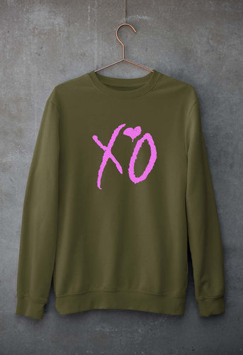 The Weeknd XO Unisex Sweatshirt for Men/Women-Olive Green-Ektarfa.online