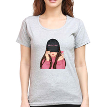 Load image into Gallery viewer, BLACKPINK T-Shirt for Women-Grey Melange-Ektarfa.online
