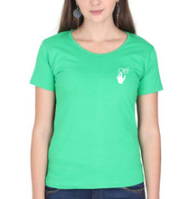 Load image into Gallery viewer, off white T-Shirt for Women-flag green-Ektarfa.online
