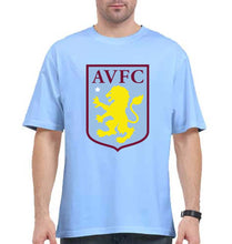 Load image into Gallery viewer, Aston Villa Oversized T-Shirt for Men-Baby Blue-Ektarfa.online
