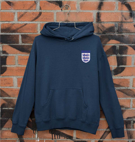 England Football Unisex Hoodie for Men/Women-S(40 Inches)-Navy Blue-Ektarfa.online