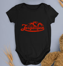 Load image into Gallery viewer, House Targaryen (GOT) Kids Romper For Baby Boy/Girl-0-5 Months(18 Inches)-Black-Ektarfa.online
