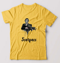 Load image into Gallery viewer, Scarface T-Shirt for Men-Golden Yellow-Ektarfa.online
