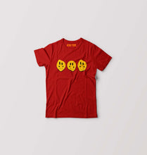 Load image into Gallery viewer, Smiley Kids T-Shirt for Boy/Girl-Red-Ektarfa.online
