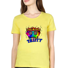 Load image into Gallery viewer, Trippy T-Shirt for Women-Yellow-Ektarfa.online
