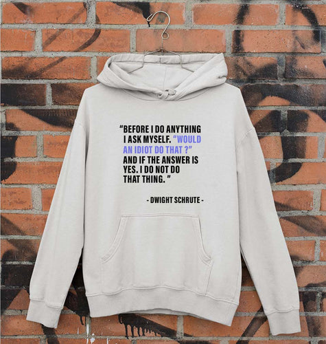 Dwight Schrute Unisex Hoodie for Men/Women-Grey Melange-Ektarfa.online