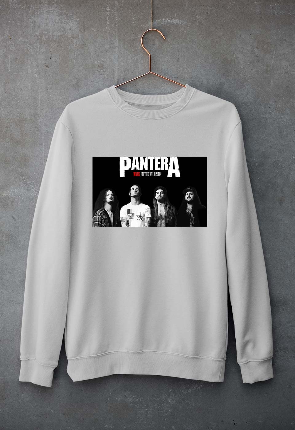 Pantera Unisex Sweatshirt for Men/Women-Grey Melange-Ektarfa.online