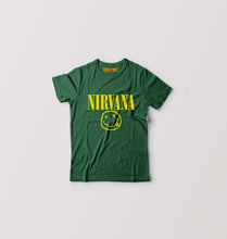 Load image into Gallery viewer, Nirvana Kids T-Shirt for Boy/Girl-Dark Green-Ektarfa.online
