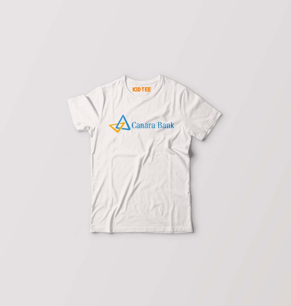 Canara Bank Kids T-Shirt for Boy/Girl-White-Ektarfa.online