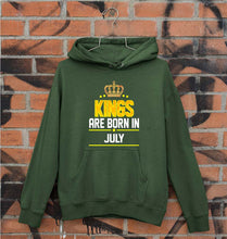 Load image into Gallery viewer, Kings Are Born In July Unisex Hoodie for Men/Women-Dark Green-Ektarfa.online
