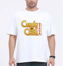 Load image into Gallery viewer, Candy Crush Oversized T-Shirt for Men-White-Ektarfa.online
