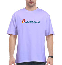 Load image into Gallery viewer, ICICI Bank Oversized T-Shirt for Men-Lavender-Ektarfa.online
