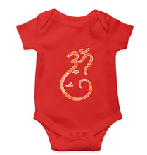 Load image into Gallery viewer, Ganpati JI(Ganesh) Kids Romper For Baby Boy/Girl-0-5 Months(18 Inches)-RED-Ektarfa.online
