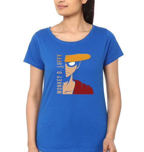 Monkey D. Luffy T-Shirt for Women-Royal Blue-Ektarfa.online