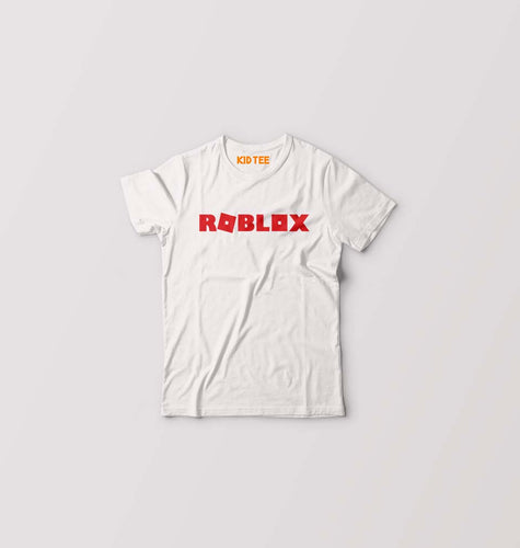 Roblox Kids T-Shirt for Boy/Girl-White-Ektarfa.online