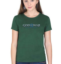Load image into Gallery viewer, God of War Ragnarok T-Shirt for Women-Dark Green-Ektarfa.online
