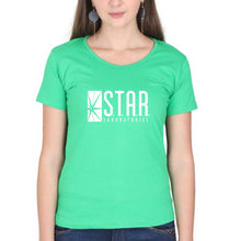 Load image into Gallery viewer, Star laboratories T-Shirt for Women-flag green-Ektarfa.online
