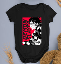 Load image into Gallery viewer, Demon Slayer Kids Romper For Baby Boy/Girl-0-5 Months(18 Inches)-Black-Ektarfa.online
