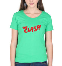 Load image into Gallery viewer, The Clash T-Shirt for Women-flag green-Ektarfa.online
