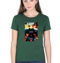 Load image into Gallery viewer, 2001 A Space Odyssey T-Shirt for Women-Dark Green-Ektarfa.online
