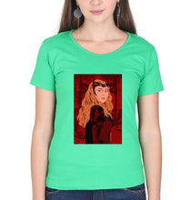 Load image into Gallery viewer, Scarlet Witch Wanda T-Shirt for Women-flag green-Ektarfa.online
