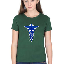 Load image into Gallery viewer, Doctor T-Shirt for Women-Dark Green-Ektarfa.online
