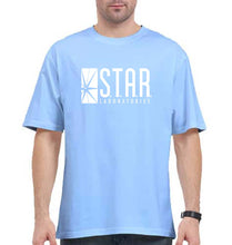 Load image into Gallery viewer, Star laboratories Oversized T-Shirt for Men-Baby Blue-Ektarfa.online
