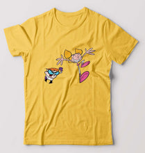 Load image into Gallery viewer, Dexter&#39;s Laboratory T-Shirt for Men-Golden Yellow-Ektarfa.online
